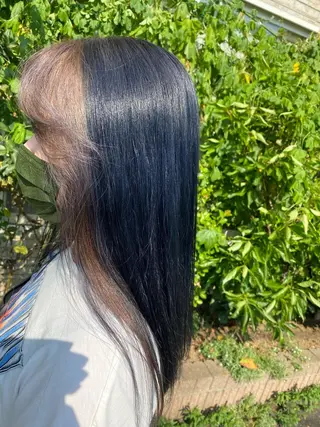 ロング 永沼 真依のヘアスタイル