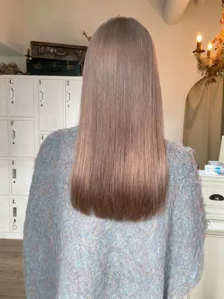 ロング 梅田/寒色カラー/ まほのヘアスタイル