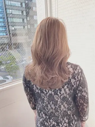 ロング カラー ヘアアレンジ 🤎大人かわいい🤎 韓国レイヤー🤎力丸のヘアスタイル