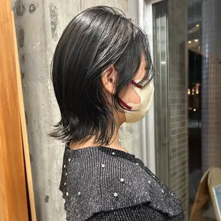 カラー カエデ⭐︎ ブリーチモデル大募集のヘアスタイル