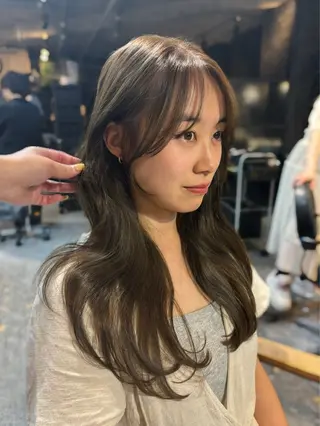 ミディアム おがわ まなのヘアスタイル