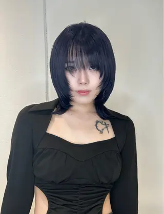 ショート romp恵比寿所属・艶感･透明感カラー 【瑠己】のヘアスタイル
