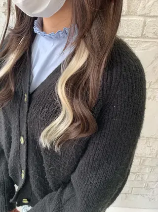 ロング ヘアアレンジ ブリーチ特化 ハイトーンRYOYAのヘアスタイル