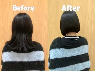 ショート ii+U 銀座【アイユーギンザ】所属・Hikaru カットモデル募集中のヘアスタイル