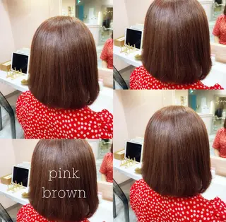 ミディアム カラー パーマ ヘアアレンジ RIYA❤︎ Aujuaソムリエのヘアスタイル