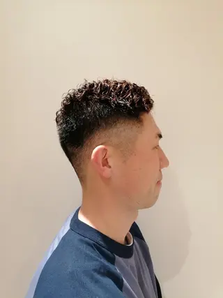 メンズ パーマ 【23時まで営業】 酒井啓佑のヘアスタイル