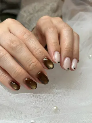 ネイル takara nail所属・takara射水高岡 マグネット韓国ポップのネイルデザイン