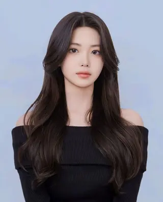 ロング カラー JUNO韓国ヘア MIAN.⋆𝜗𝜚のヘアスタイル