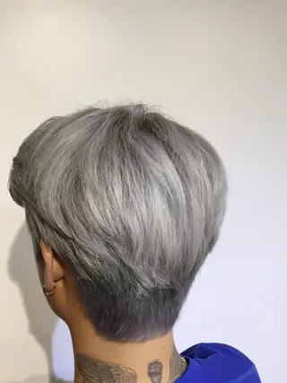 ショート カラー メンズ yuri🌼 NUMBER 天王寺のヘアスタイル