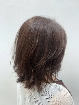 ミディアム freedom chouchou 小倉駅前店所属・サトウ アヤのヘアスタイル