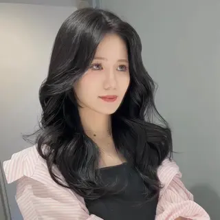 ロング 石山 洸平のヘアスタイル