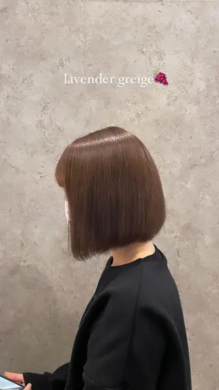 ミディアム カラー ミディアムヘア Chifumiのヘアスタイル