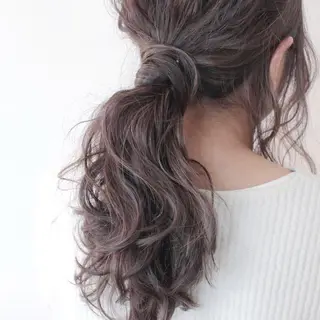 ミディアム カラー ヘアアレンジ Mariana/ 鶴原-ハイライトのヘアスタイル