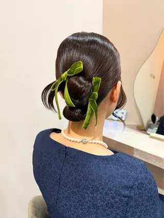 ミディアム 平沼 葉津紀のヘアスタイル