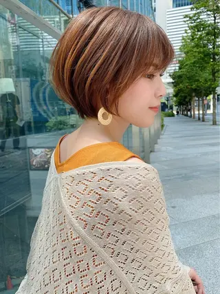 ショート カラー 韓国ヘア/髪質改善 /Harunaのヘアスタイル