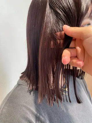 ミディアム カラー 暖色カラー /ヘアアレンジ/花鈴のヘアスタイル