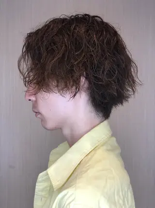 カラー パーマ メンズ 💈大人の渋髪💈 店長　大橋侑弥のヘアスタイル