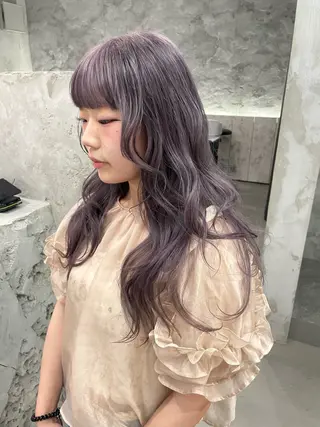 ロング カラー shiba tomomiのヘアスタイル