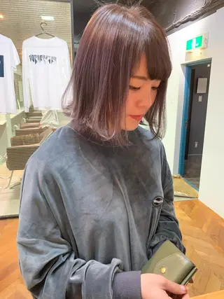 ミディアム カラー 🍃柔らかヘアー田中 瑞希🍃のヘアスタイル