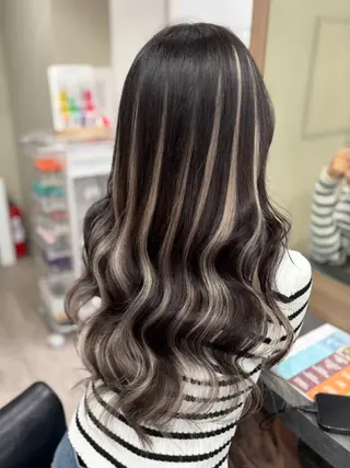 ロング カラー エクステ💖艶カラー ,ハイトーン/あいかのヘアスタイル