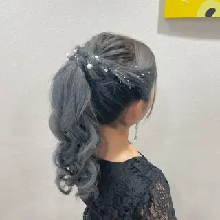 ヘアアレンジ アレンジ🎀ツヤ髪✨ 北野亜優実🌱のヘアスタイル