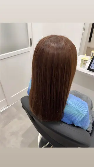 セミロング カラー ゆうか 🤍のヘアスタイル