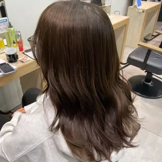 ロング カラー ヘアアレンジ 透明感カラー×ヘア アレンジ🪽しおりのヘアスタイル