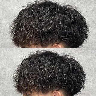 パーマ メンズ 渋谷サーフカール アメカジ美容師のヘアスタイル