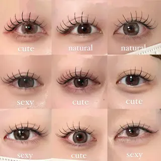 マツエク・マツパ 坂本 虹海のマツエク・マツパデザイン