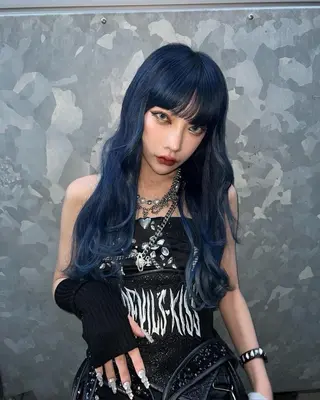 カラー 🤍ྀི透ける寒色 Cocoa🤍ྀིのヘアスタイル