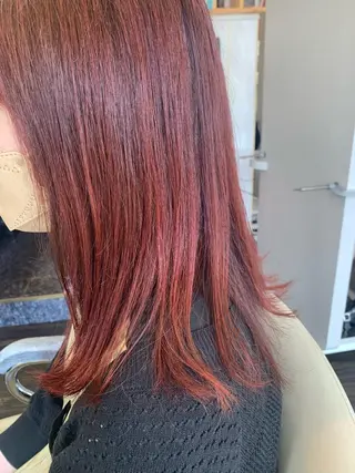 セミロング カラー DiMPlE  ディンプル所属・🌸スタイリスト 山浦美恵のヘアスタイル