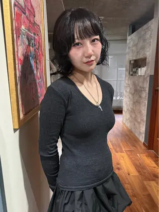 ショート カラー パーマ mai / linoah˚✧のヘアスタイル