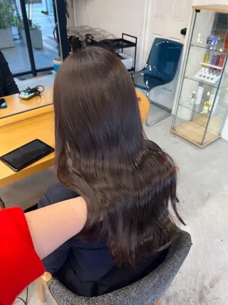 カラー 渋谷/韓国レイヤー 顔まわり特化マサキのヘアスタイル