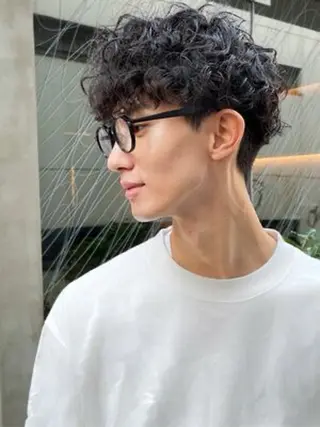 パーマ メンズ tricca daikanyama所属・縮毛矯正/ボブ/ 🌱長尾朋弥🌱のヘアスタイル