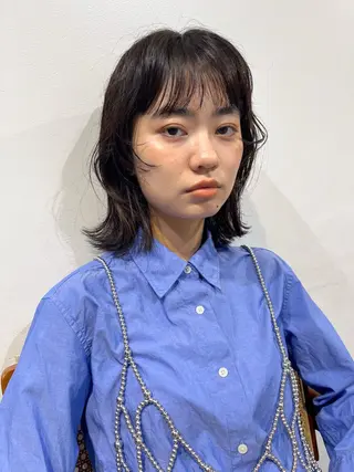 ミディアム 無料カットモデル募集 ／ueno aiのヘアスタイル