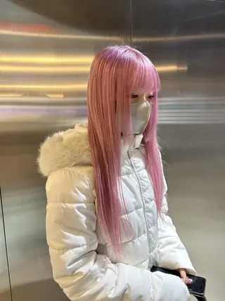 カラー ロング カラー&プルエクステ 大人気!!のヘアスタイル