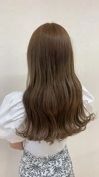 セミロング 透明感カラー/ ダブルカラー /ソラのヘアスタイル