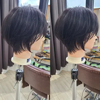 ショート 西田 理沙のヘアスタイル