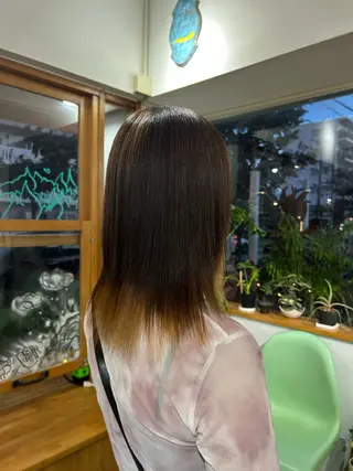 ミディアム AOI✖️ BY MY SIDEのヘアスタイル