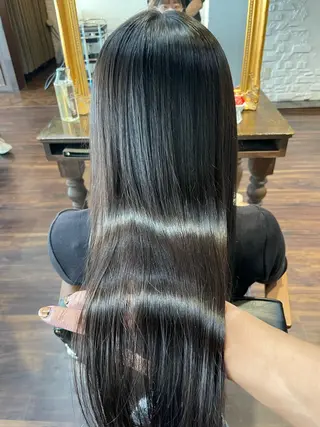 ロング カラー Michel by chainon    ミッシェルバイシェノン所属・美髪職人/傷ませない カラー/橋本拓弥のヘアスタイル