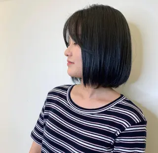 ミディアム LINE.ai所属・mei／周南 ／ぷつっと／レイヤーのヘアスタイル