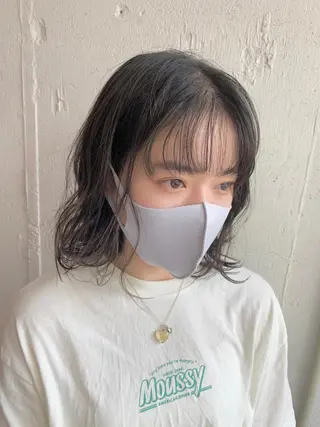 ミディアム カラー Fuuu《フゥ》所属・シノザキ シンゴのヘアスタイル