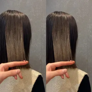 ミディアム カラー schon所属・み うのヘアスタイル