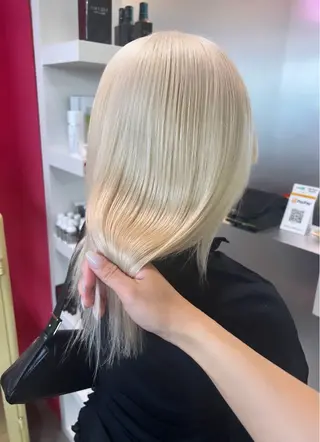 セミロング box mico. mutsumiのヘアスタイル