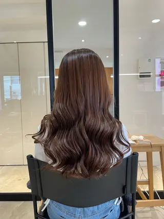 ロング カラー 頼金 愛海のヘアスタイル