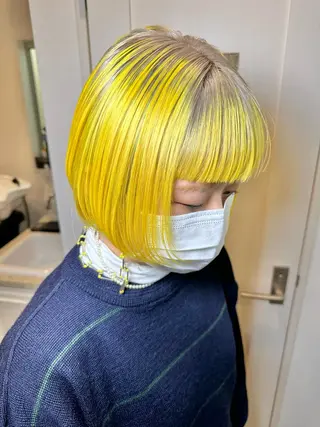 ショート 🍀ケアブリーチ カラー🍀坂井のヘアスタイル