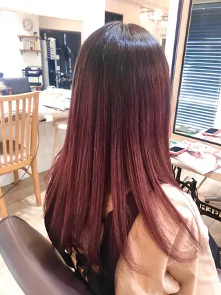 ロング カラー 柏/春日竜次 /髪質改善縮毛矯正のヘアスタイル