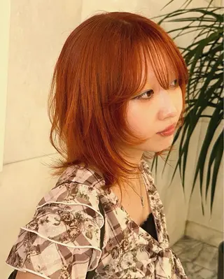 ミディアム カラー est-r.Fukuoka所属・マエダルイ🫧 韓国ヘア🫧博多のヘアスタイル