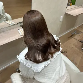 ロング カラー AVANCE.なかもず所属・砂野 真璃奈のヘアスタイル
