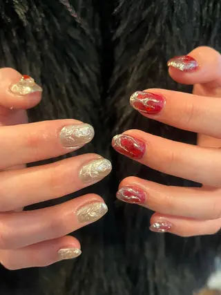 ネイル 文 /個性派ネイルのネイルデザイン